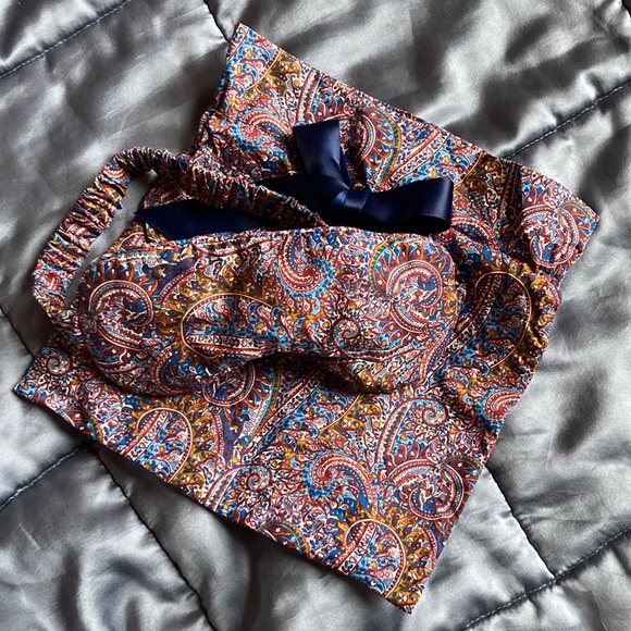 J. Crew Other - Liberty of London x J Crew sleep mask and satchel